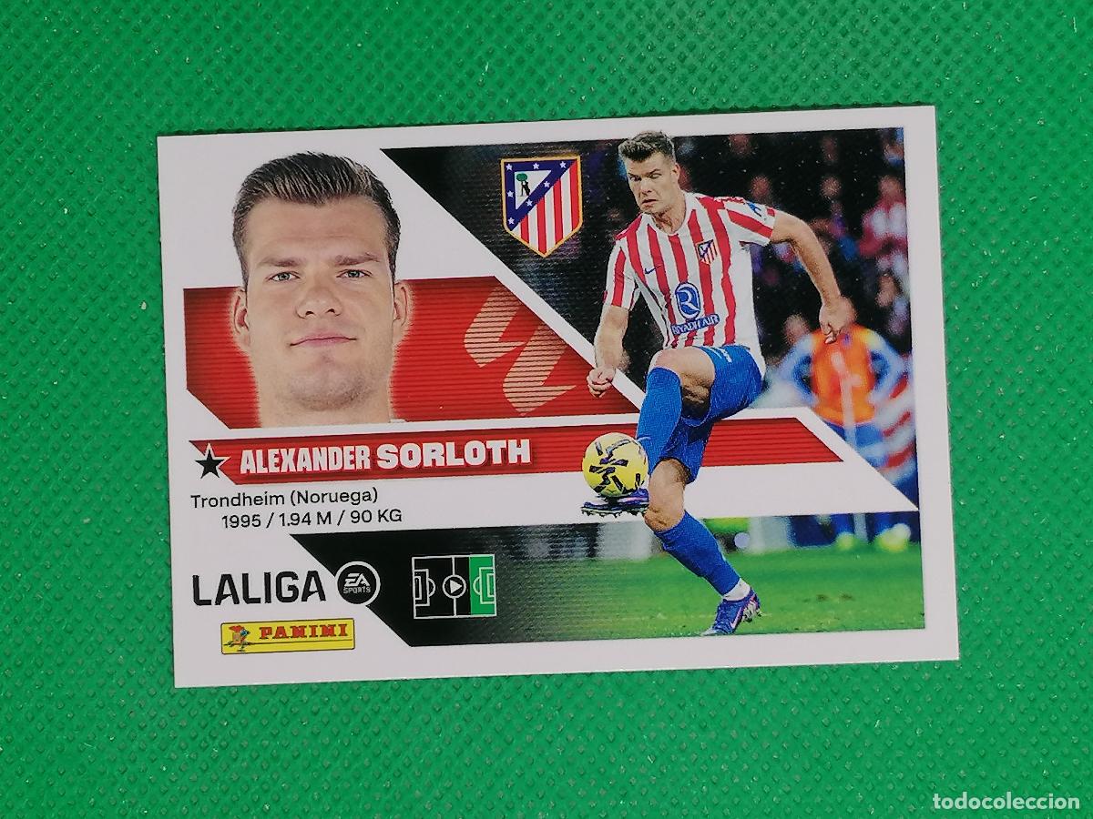 Cromos de f&uacute;tbol: 19 SORLOTH ATLETICO DE MADRID ⚽ PANINI LIGA ESTE 26 27 2026 2027 ⚽