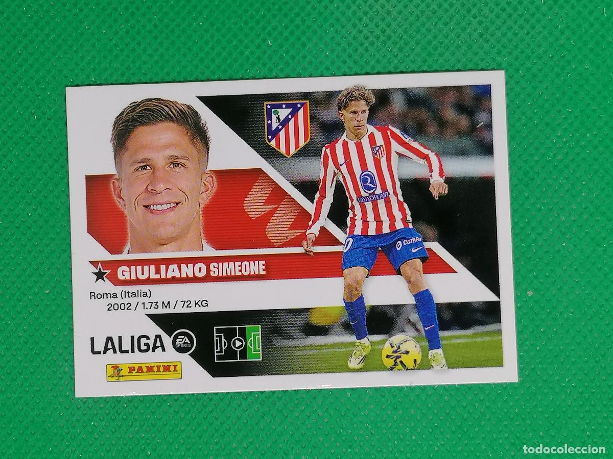 Cromos de f&uacute;tbol: 17 GIULIANO SIMEONE ATLETICO DE MADRID ⚽ PANINI LIGA ESTE 26 27 2026 2027 ⚽