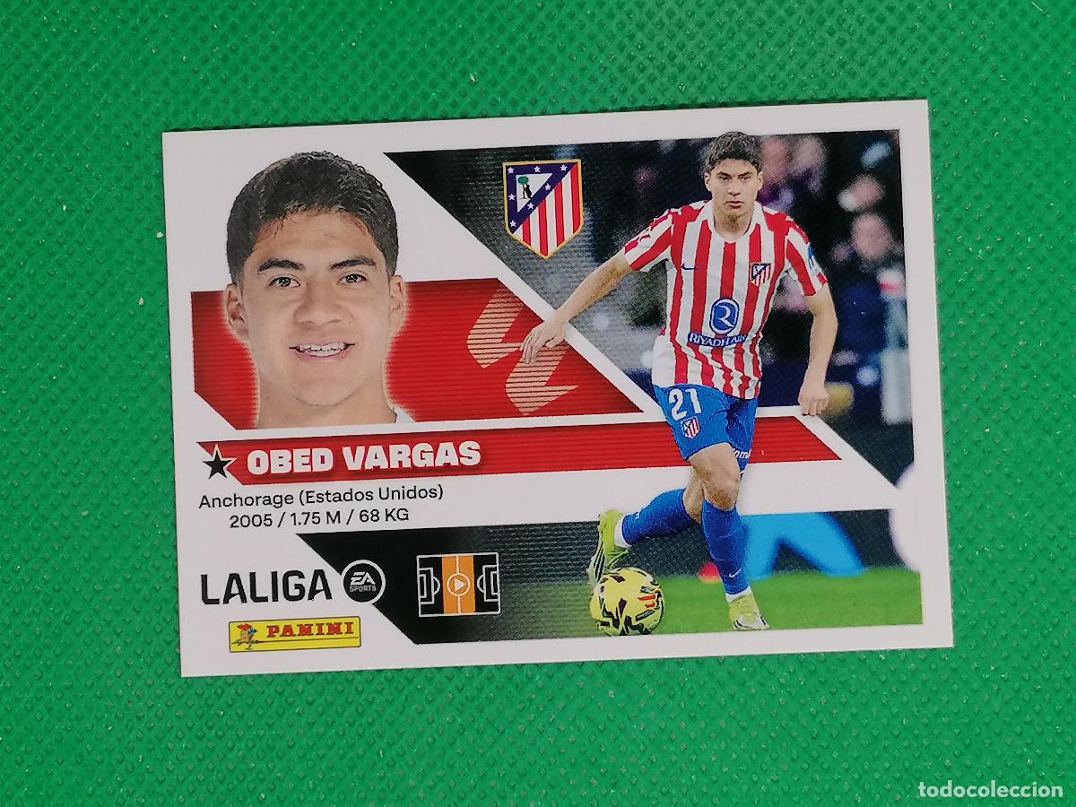 Cromos de f&uacute;tbol: 14 B 14B OBED VARGAS ATLETICO DE MADRID ⚽ PANINI LIGA ESTE 26 27 2026 2027 ⚽