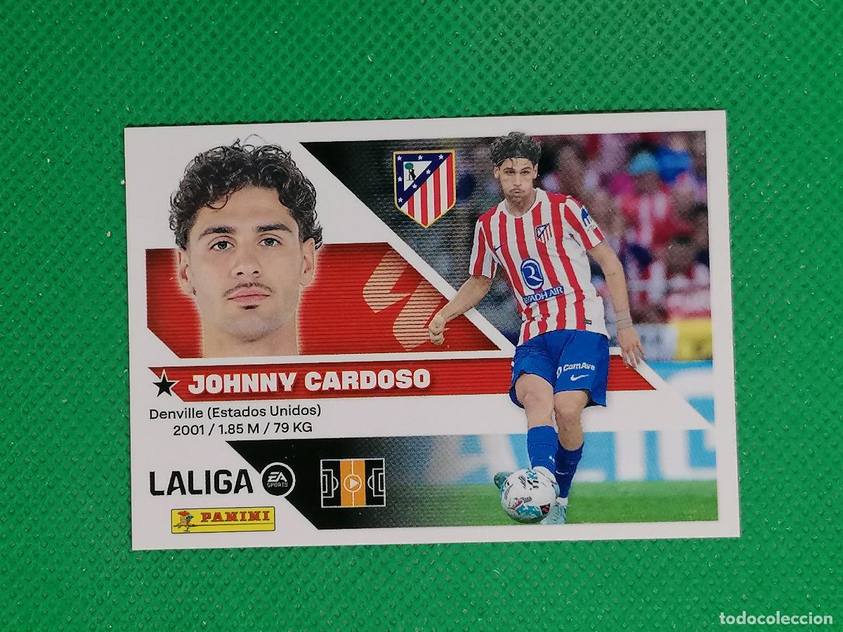 Cromos de f&uacute;tbol: 13 JOHNNY CARDOSO ATLETICO DE MADRID ⚽ PANINI LIGA ESTE 26 27 2026 2027 ⚽
