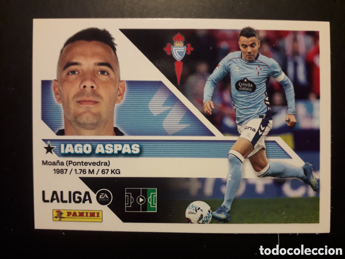 Cartes &agrave; collectionner de Football: IAGO ASPAS CELTA DE VIGO N&deg; 17 ED ESTE 2026 2027 26 27 SIN PEGAR PEDIDO M&Iacute;NIMO 3&euro;