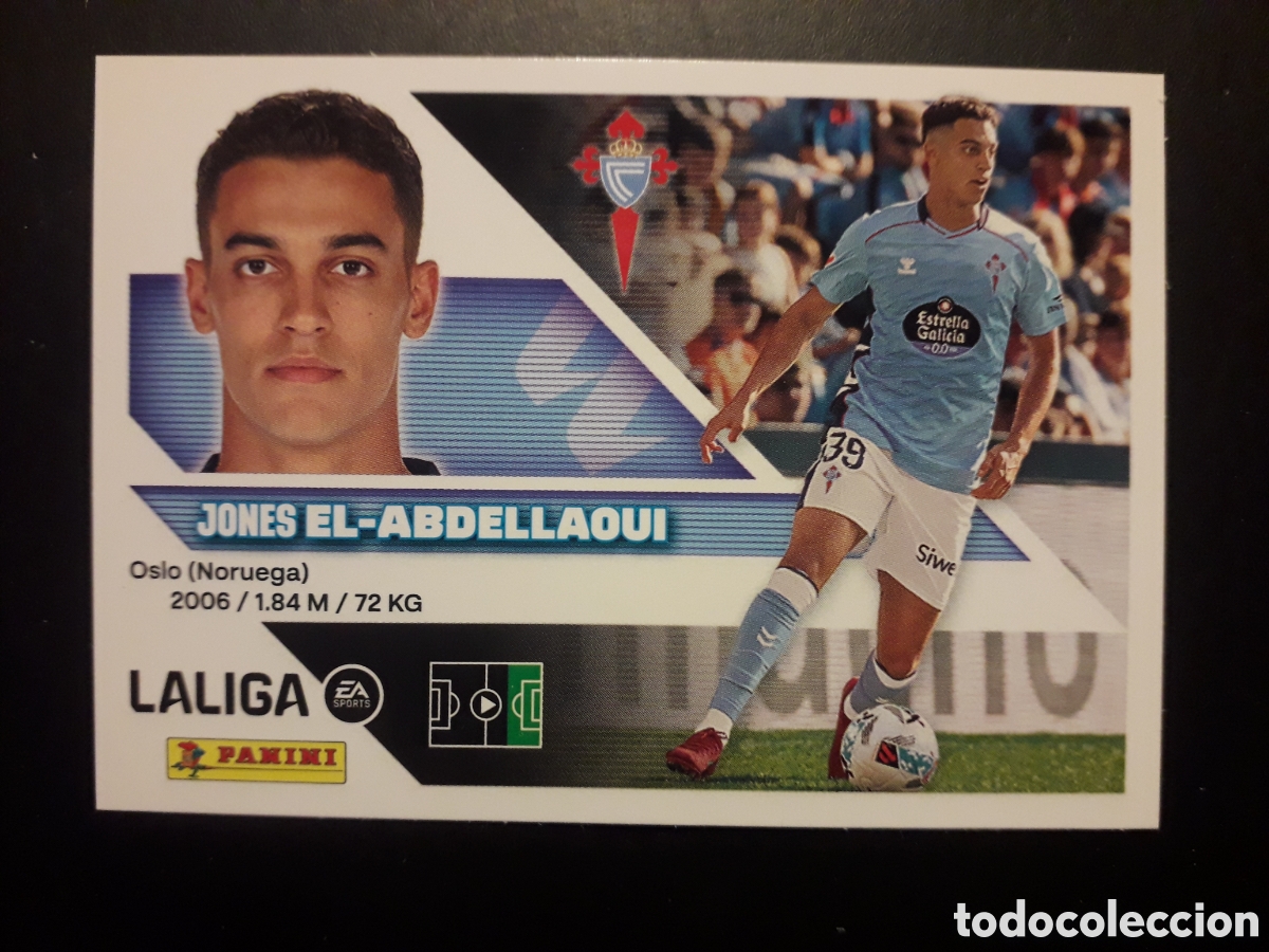 Cartes &agrave; collectionner de Football: EL ABDELLAOUI CELTA DE VIGO N&deg; 18B ED ESTE 2026 2027 26 27 SIN PEGAR PEDIDO M&Iacute;NIMO 3&euro;