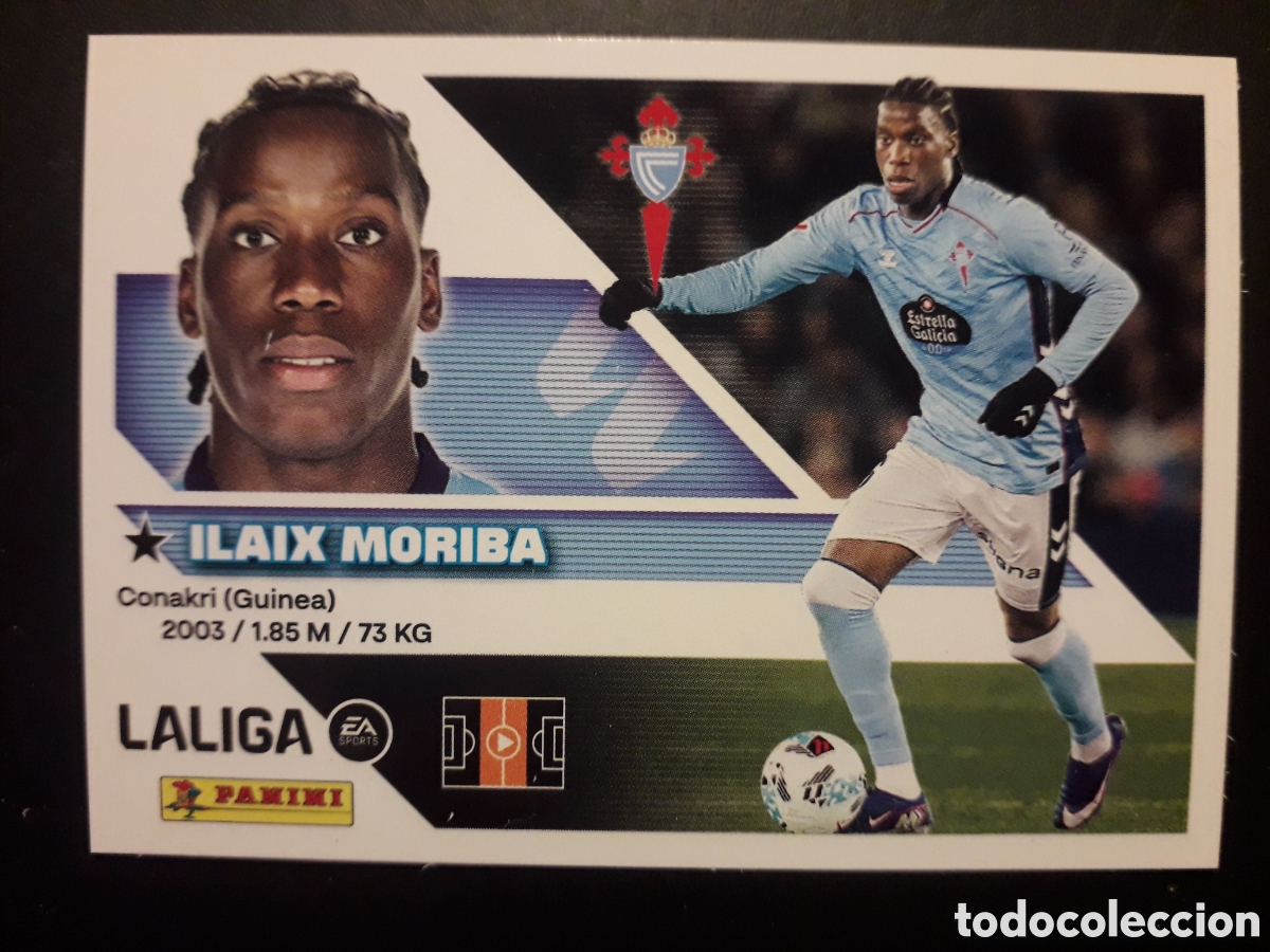 Cromos de f&uacute;tbol: ILAIX MORIBA CELTA DE VIGO N&deg; 11 ED ESTE 2026 2027 26 27 SIN PEGAR PEDIDO M&Iacute;NIMO 3&euro;