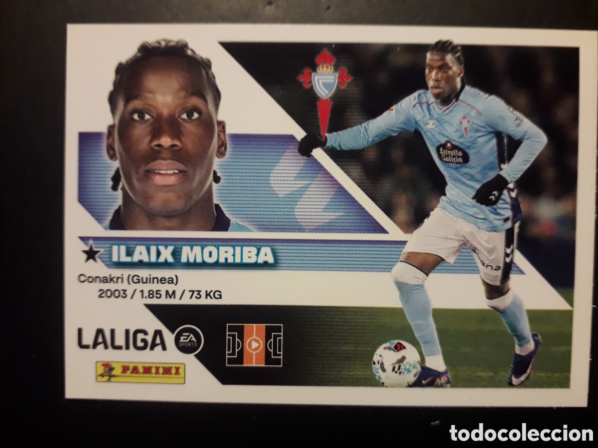 Cromos de f&uacute;tbol: ILAIX MORIBA CELTA DE VIGO N&deg; 11 ED ESTE 2026 2027 26 27 SIN PEGAR PEDIDO M&Iacute;NIMO 3&euro;