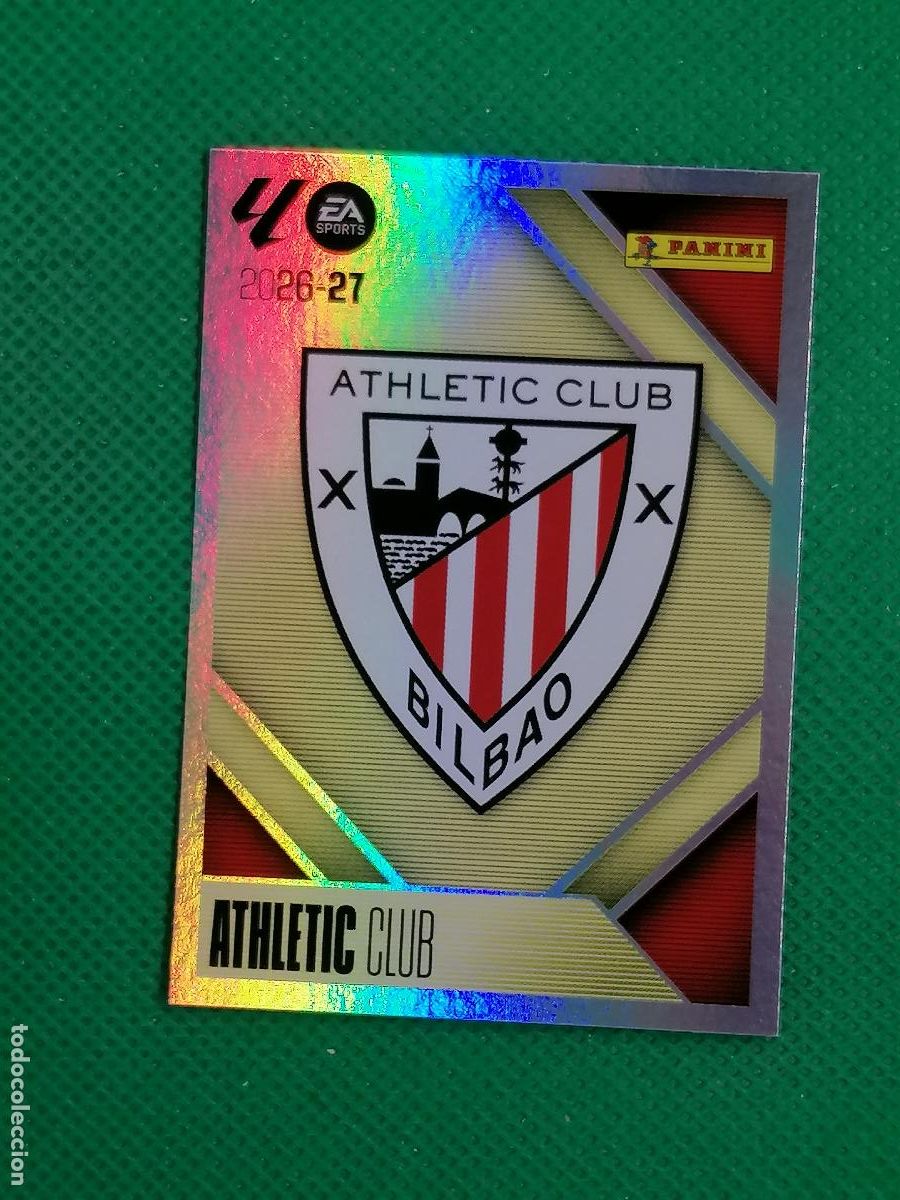 Cromos de f&uacute;tbol: 1 ESCUDO ATHLETIC BILBAO ⚽ PANINI LIGA ESTE 26 27 2026 2027 ⚽