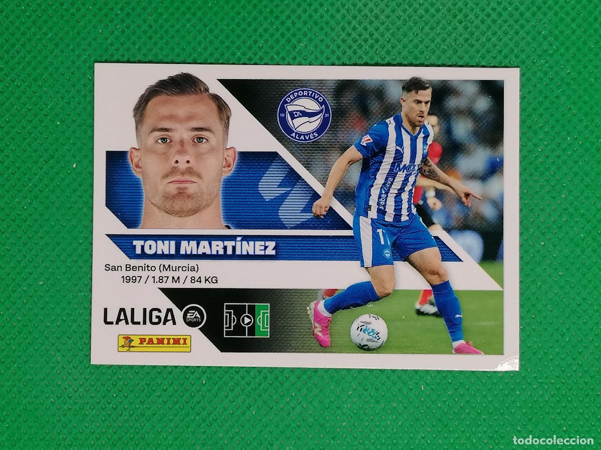 Cromos de f&uacute;tbol: 19 TONI MARTINEZ ALAVES ⚽ PANINI LIGA ESTE 26 27 2026 2027 ⚽