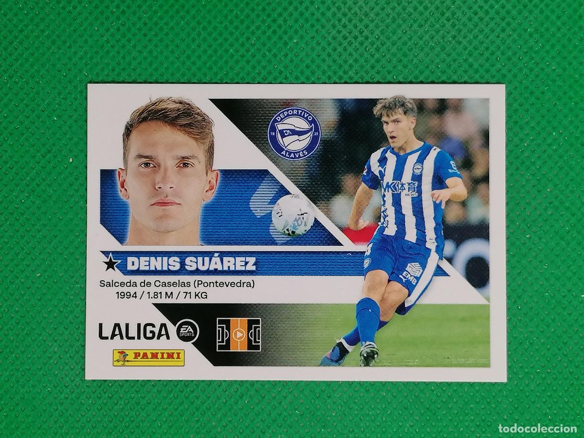 Cromos de f&uacute;tbol: 16 DENIS SUAREZ ALAVES ⚽ PANINI LIGA ESTE 26 27 2026 2027 ⚽