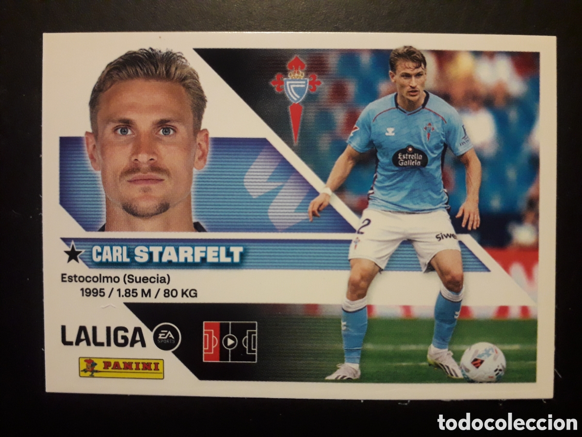 Cromos de f&uacute;tbol: STARFELT CELTA DE VIGO N&deg; 8 ED ESTE 2026 2027 26 27 SIN PEGAR PEDIDO M&Iacute;NIMO 3&euro;