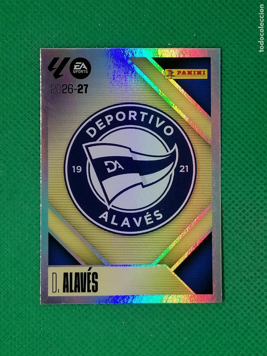 Cromos de f&uacute;tbol: 1 ESCUDO ALAVES ⚽ PANINI LIGA ESTE 26 27 2026 2027 ⚽