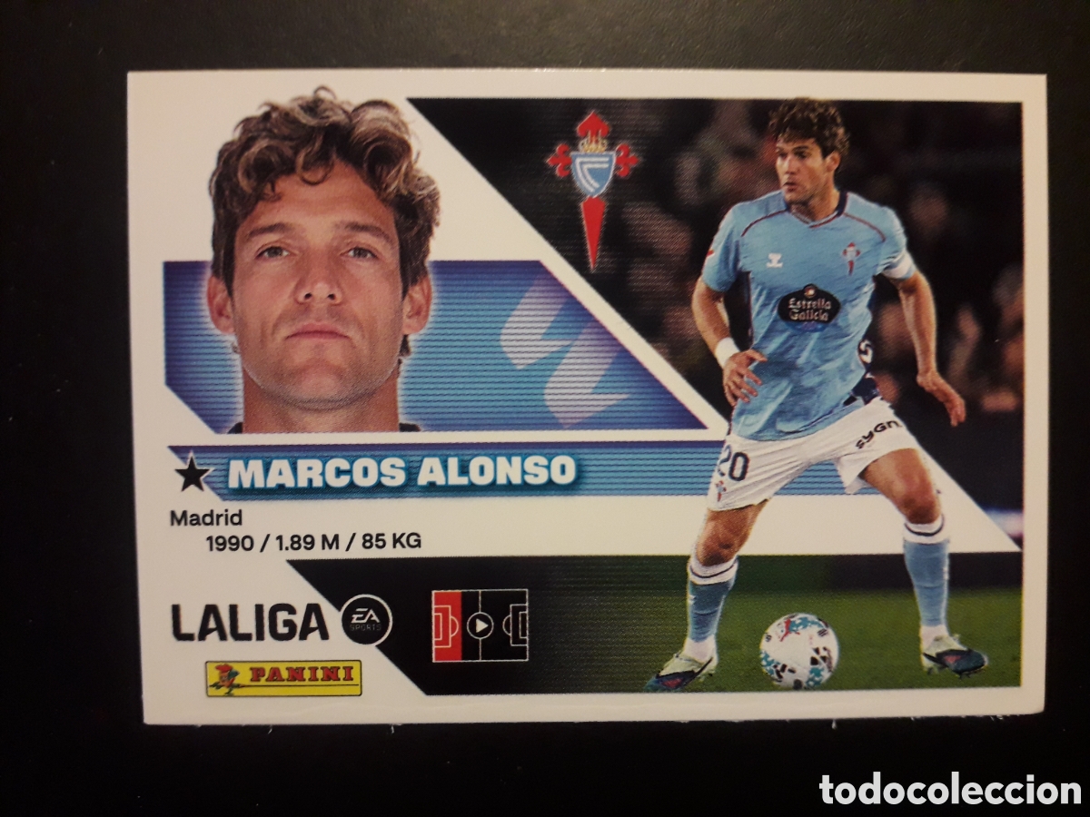 Cromos de f&uacute;tbol: MARCOS ALONSO CELTA DE VIGO N&deg; 9A ED ESTE 2026 2027 26 27 SIN PEGAR PEDIDO M&Iacute;NIMO 3&euro;