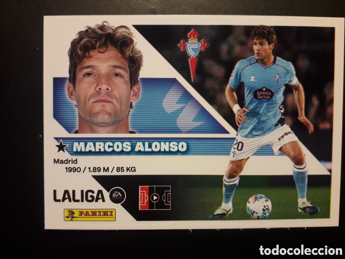 Cromos de f&uacute;tbol: MARCOS ALONSO CELTA DE VIGO N&deg; 9A ED ESTE 2026 2027 26 27 SIN PEGAR PEDIDO M&Iacute;NIMO 3&euro;