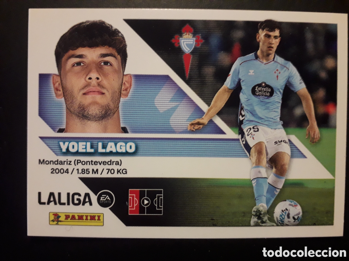 Cromos de f&uacute;tbol: YOEL LAGO CELTA DE VIGO N&deg; 9B ED ESTE 2026 2027 26 27 SIN PEGAR PEDIDO M&Iacute;NIMO 3&euro;
