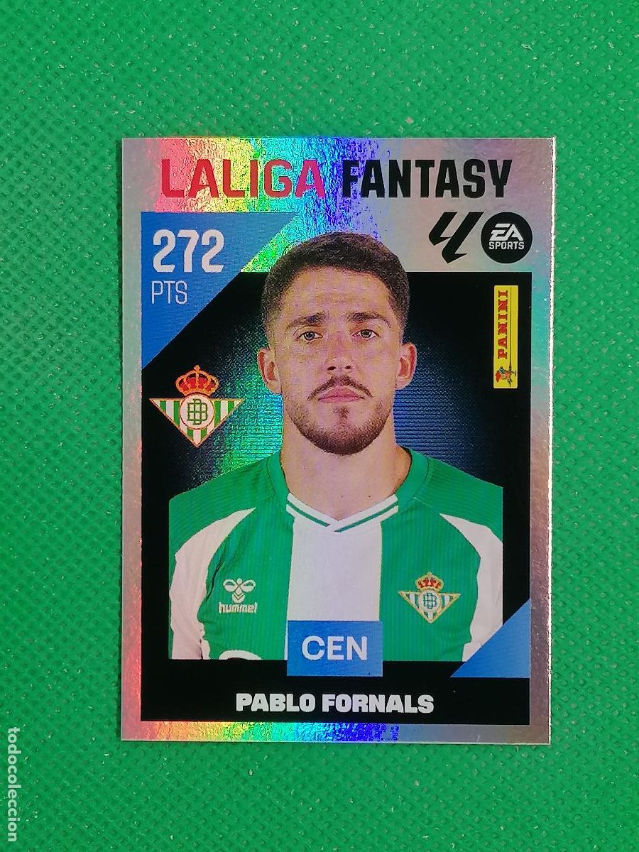 Cromos de f&uacute;tbol: 4 PABLO FORNALS BETIS LALIGA FANTASY ⚽ PANINI LIGA ESTE 26 27 2026 2027 ⚽