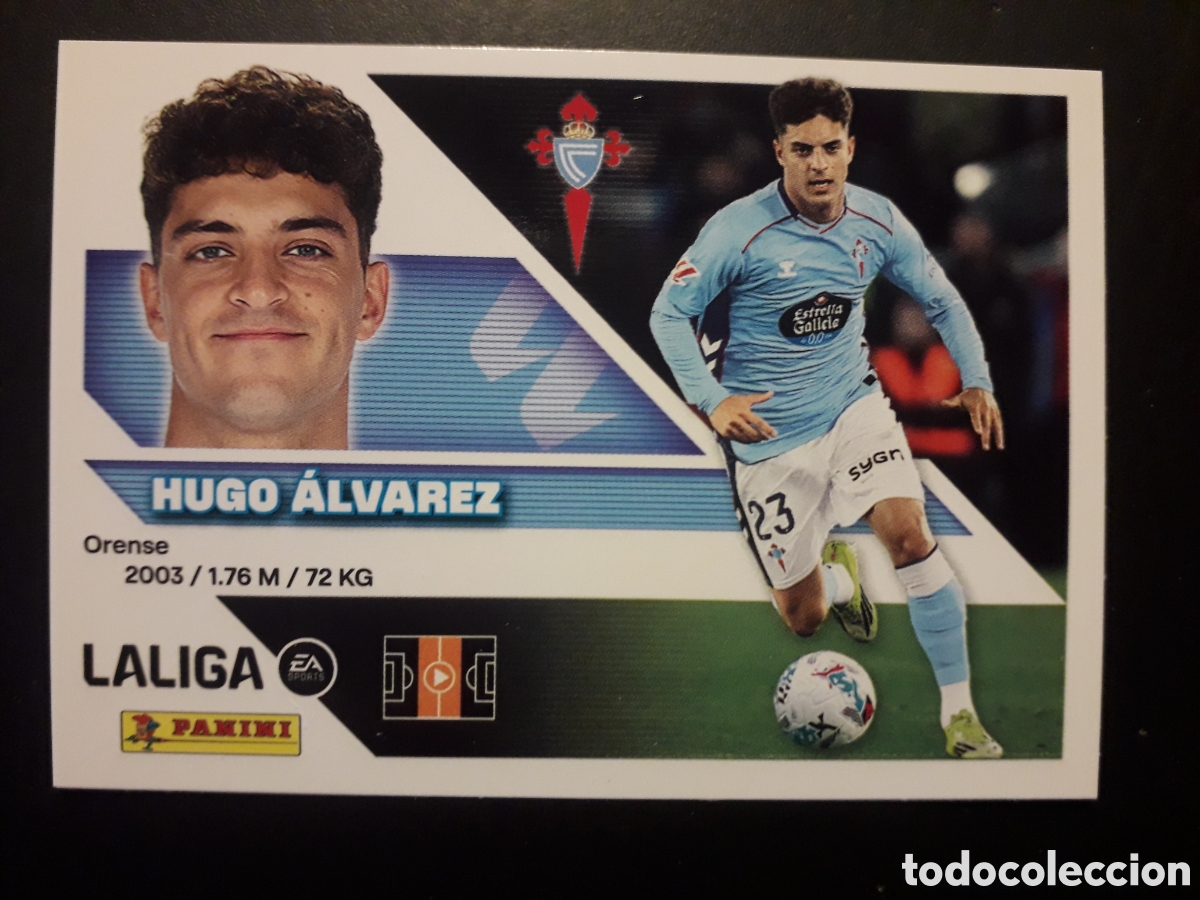 Cartes &agrave; collectionner de Football: HUGO &Aacute;LVAREZ CELTA DE VIGO N&deg; 13 ED ESTE 2026 2027 26 27 SIN PEGAR PEDIDO M&Iacute;NIMO 3&euro;