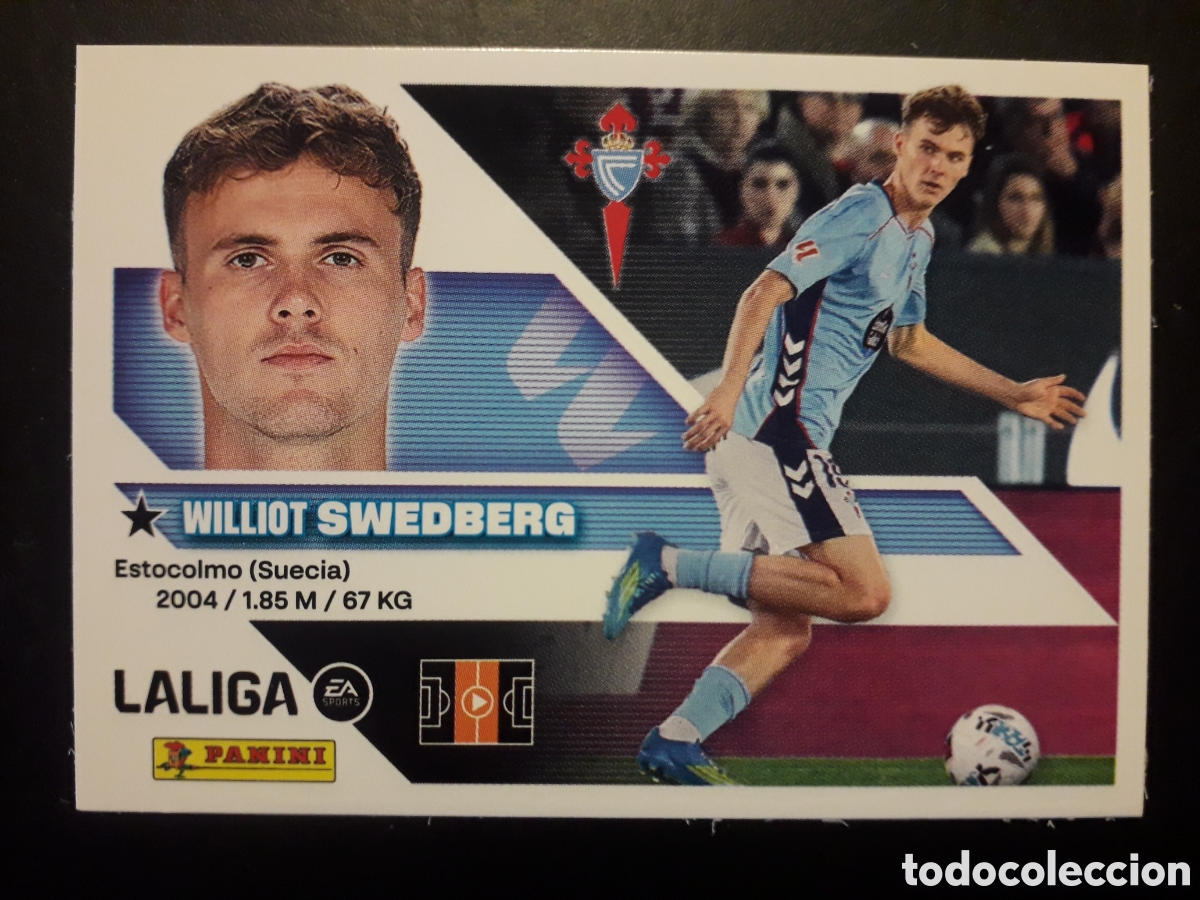 Cartes &agrave; collectionner de Football: SWEDBERG CELTA DE VIGO N&deg; 16 ED ESTE 2026 2027 26 27 SIN PEGAR PEDIDO M&Iacute;NIMO 3&euro;