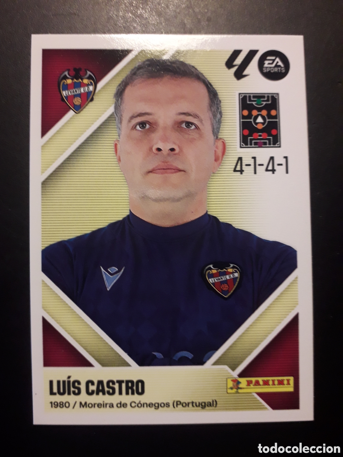 Cromos de f&uacute;tbol: LU&Iacute;S CASTRO LEVANTE N&deg; 2 ED ESTE 2026 2027 26 27 SIN PEGAR PEDIDO M&Iacute;NIMO 3&euro;
