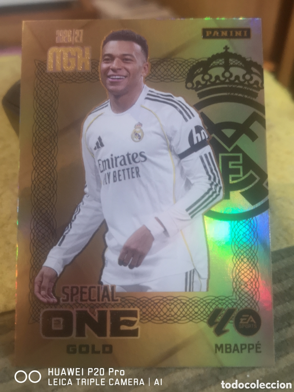 Cromos de f&uacute;tbol: SPECIAL ONE GOLD MBAPPE MEGACRACKS 2026 27 - REAL MADRID
