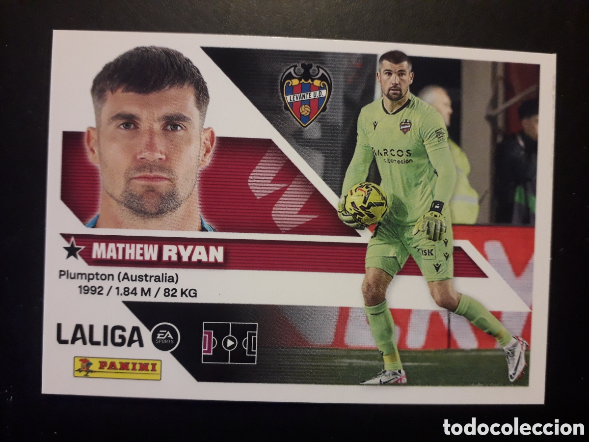 Cromos de f&uacute;tbol: RYAN LEVANTE N&deg; 3 ED ESTE 2026 2027 26 27 SIN PEGAR PEDIDO M&Iacute;NIMO 3&euro;