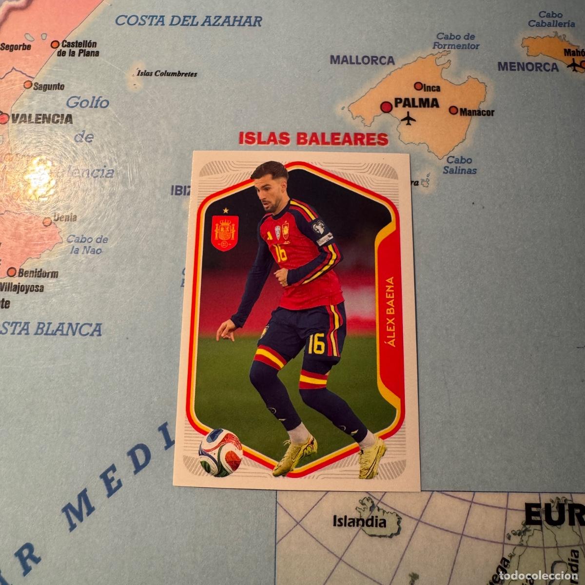 Cromos de f&uacute;tbol: Alex Baena n&uacute;mero 44 la selecci&oacute;n espa&ntilde;ola &ldquo;Espa&ntilde;a 2026&rdquo; del Carrefour 2026