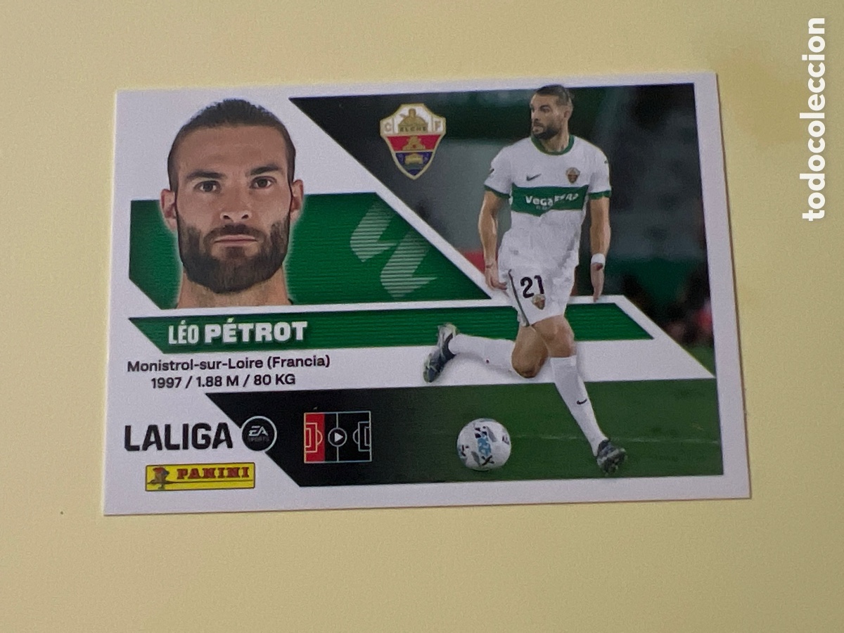 Cromos de f&uacute;tbol: C3286. LIGA ESTE 2026 2027 26 27 NUEVO - ELCHE N&ordm; 5 PETROT