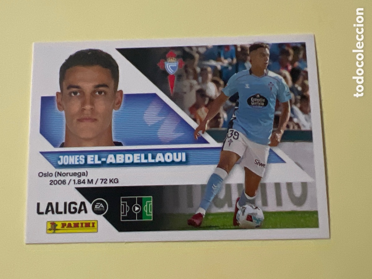 Cromos de f&uacute;tbol: C3292. 18 B 18B EL ABDELLAOUI CELTA PANINI LIGA ESTE 26 27 2026 2027