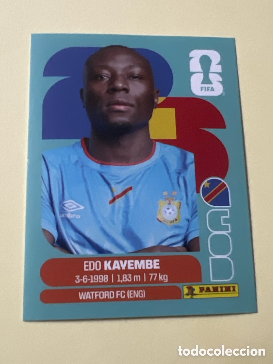 Cromos de f&uacute;tbol: C3297. COD 10 EDO KAYEMBE (Congo DR) - Panini FIFA World Cup 2026 Sticker
