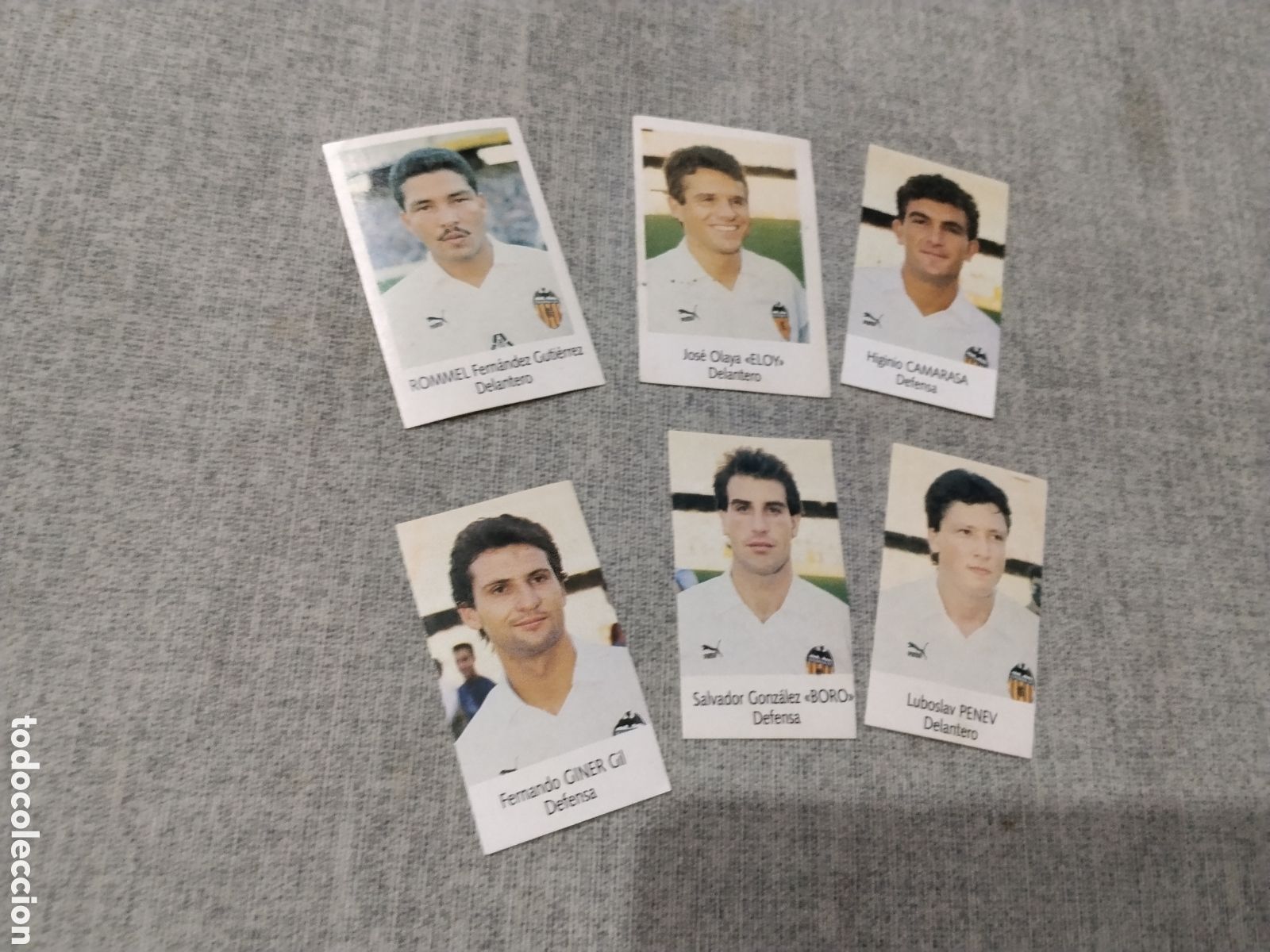 Fu&szlig;ball-Sticker: BIMBO LIGA 1991 92 ( 91 -92 ) 6 CROMOS - VALENCIA CF ( SIN PEGAR )