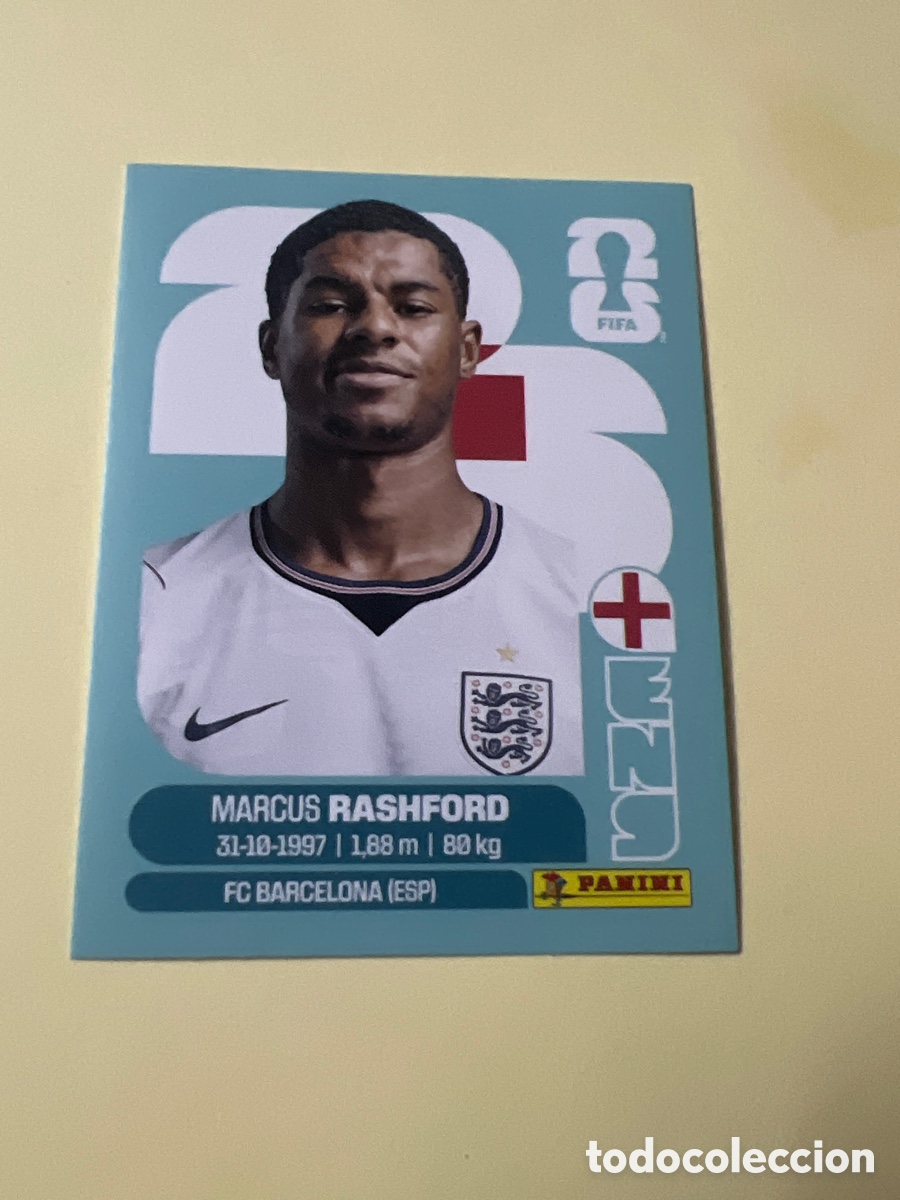 Cromos de f&uacute;tbol: C3299. ENG 19 MARCUS RASHFORD ENG19 INGLATERRA ENGLAND FIFA WORLD CUP MUNDIAL 2026 26 PANINI