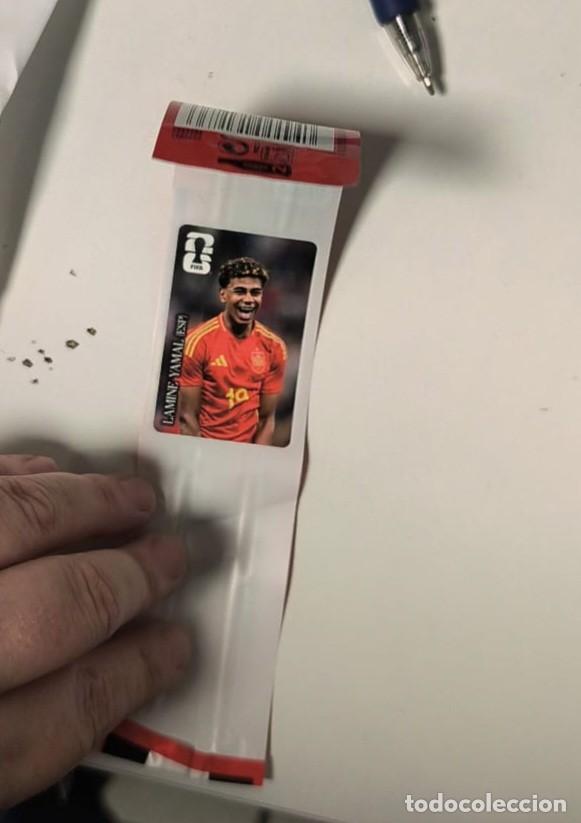 Cromos de f&uacute;tbol: LAMINE YAMAL CROMO STICKER PROMOCI&Oacute;N COCA-COLA MUNDIAL FIFA WORLD CUP 2026