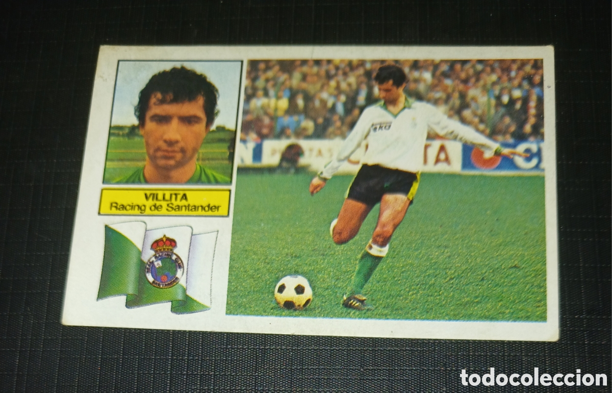 Figurine di Calcio: Cromo Villita Racing de Santander Ed. Este Liga 1982 1983 82-83 Sin pegar, nunca pegado