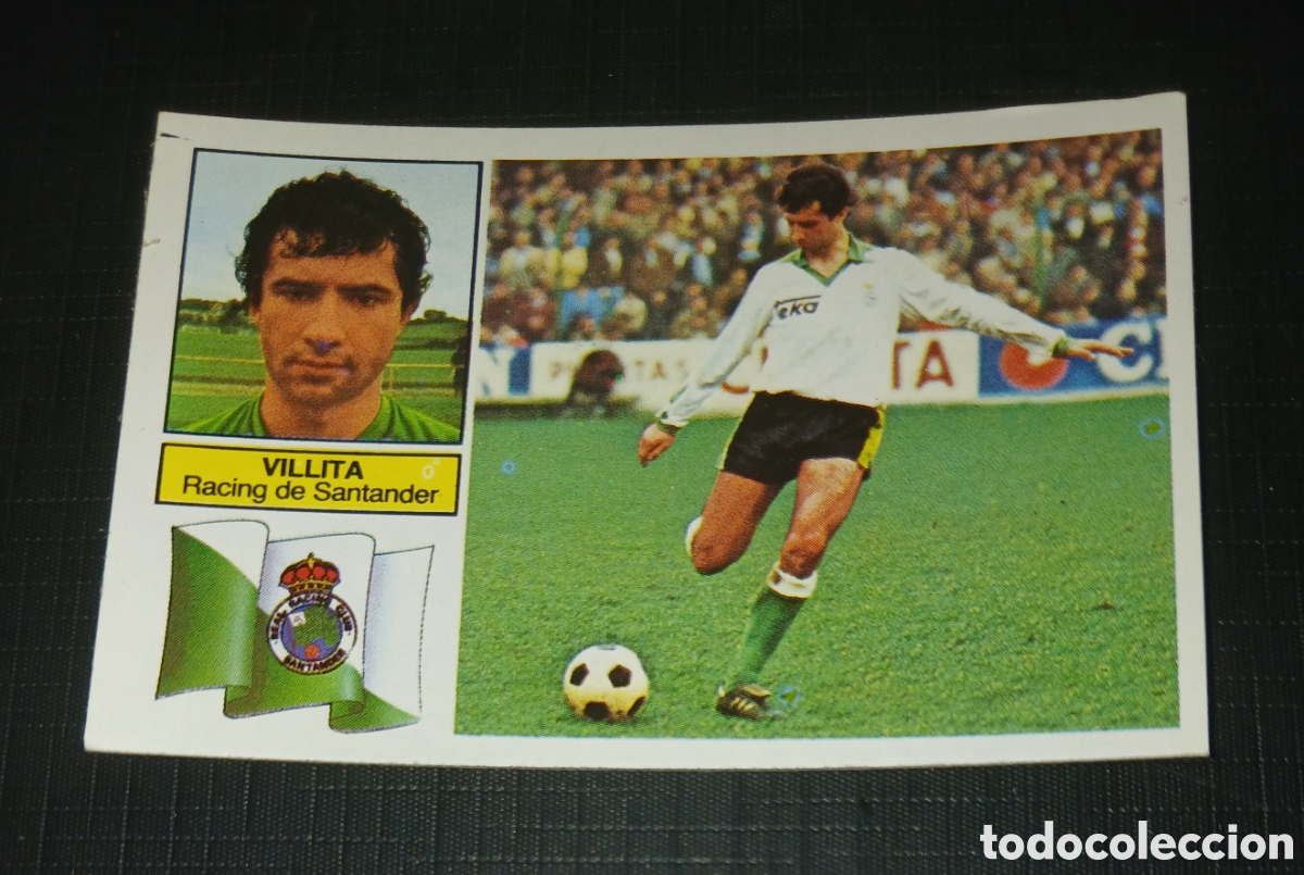 Figurine di Calcio: Cromo Villita Racing de Santander Ed. Este Liga 1982 1983 82-83 Sin pegar, nunca pegado