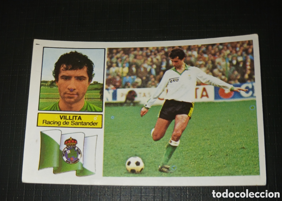 Figurine di Calcio: Cromo Villita Racing de Santander Ed. Este Liga 1982 1983 82-83 Sin pegar, nunca pegado