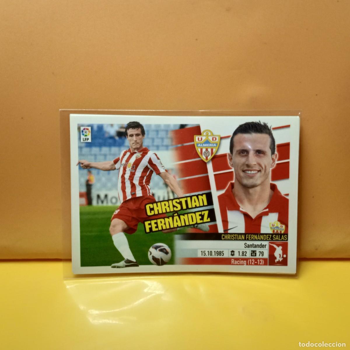 Cromos de f&uacute;tbol: EDICIONES ESTE: 2013 2014 13 14 U.D ALMER&Iacute;A CHRISTIAN FERN&Aacute;NDEZ 7A 7 A