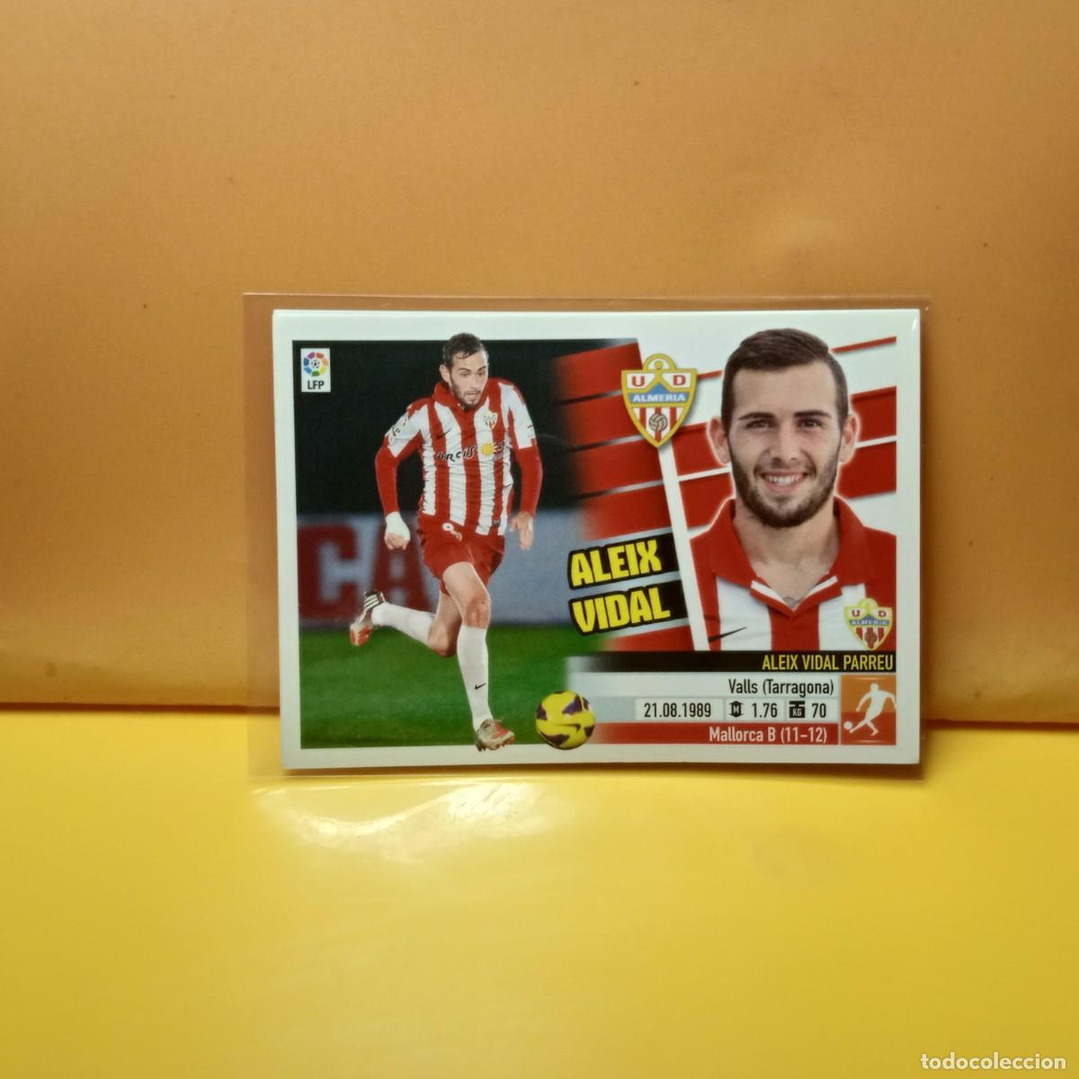 Cromos de f&uacute;tbol: EDICIONES ESTE: 2013 2014 13 14 U.D ALMER&Iacute;A ALEIX VIDAL 13