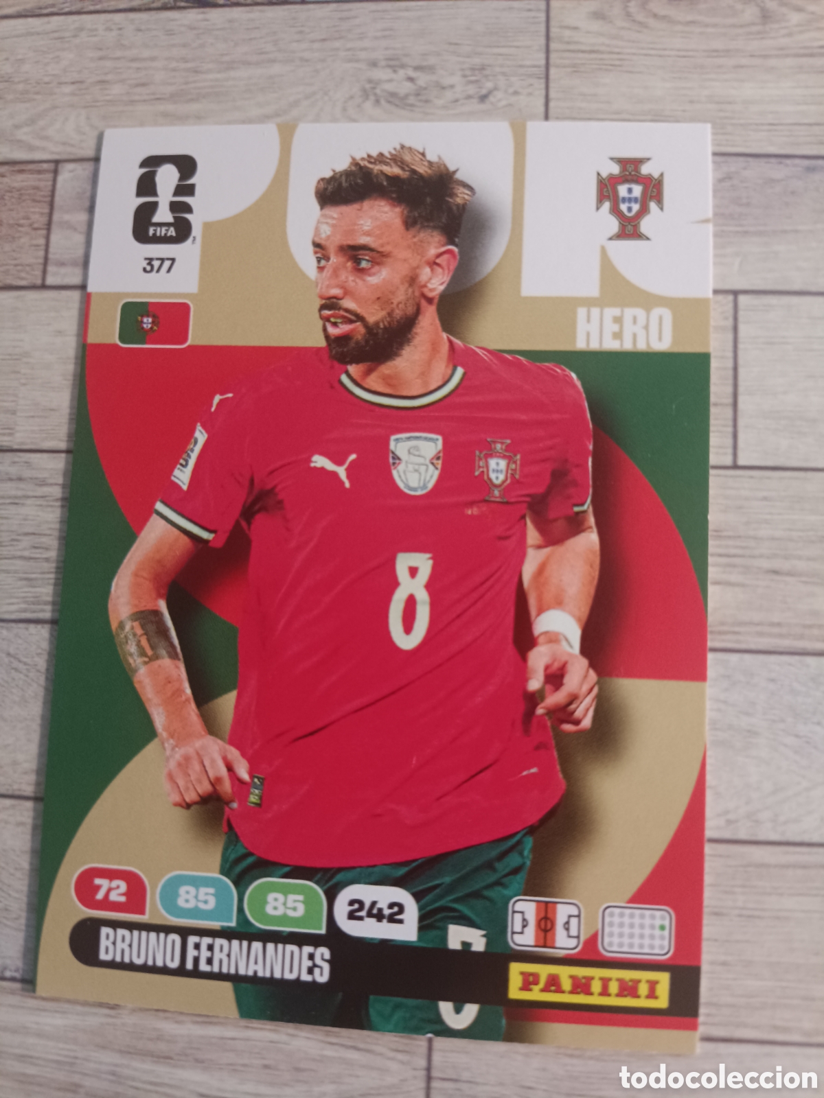 Cromos de f&uacute;tbol: 377 BRUNO FERNDANDES PORTUGAL HERO ADRENALYN XL MUNDIAL FIFA WORLD CUP 2026 PANINI