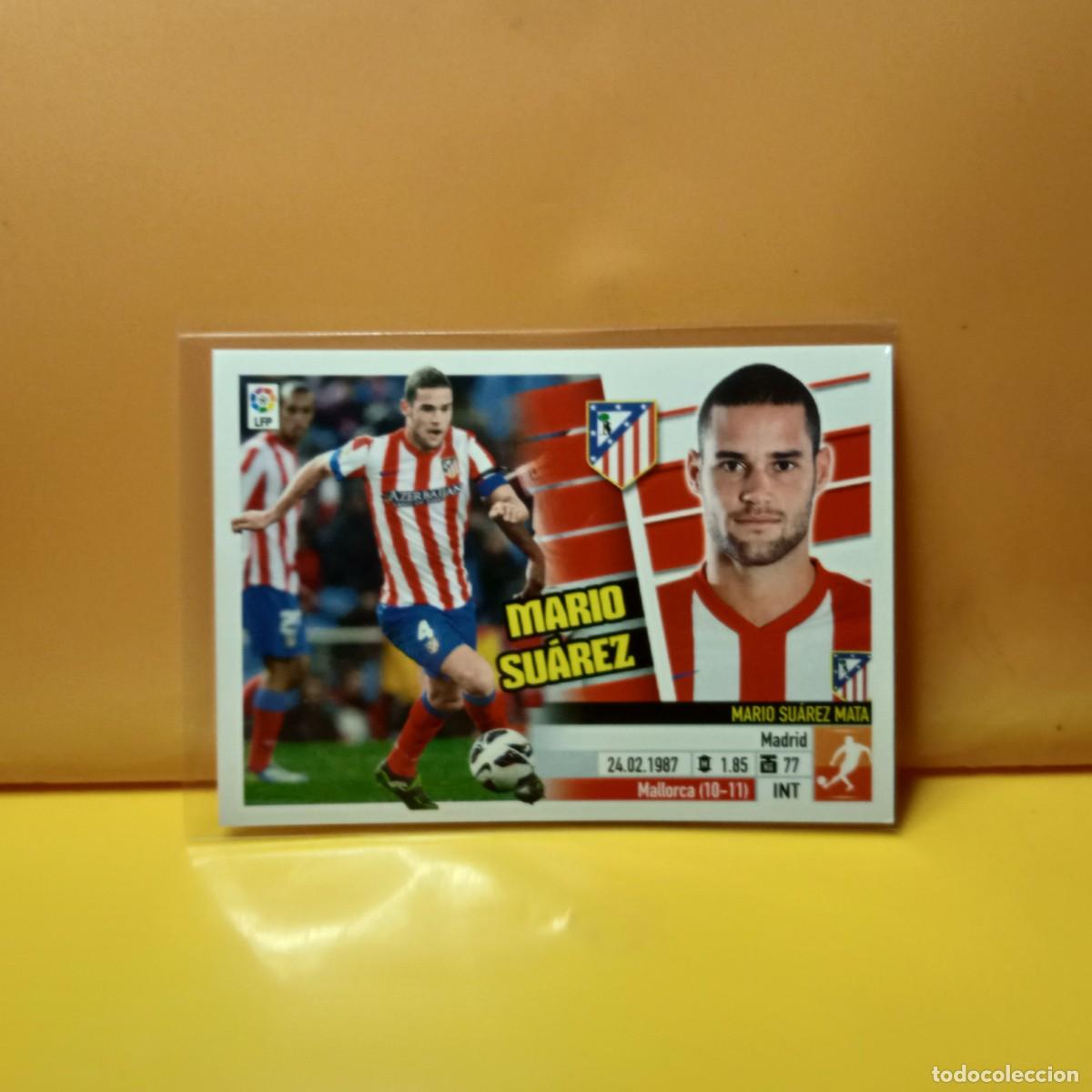 Cromos de f&uacute;tbol: EDICIONES ESTE: 2013 2014 13 14 ATL&Eacute;TICO DE MADRID MARIO SU&Aacute;REZ 10