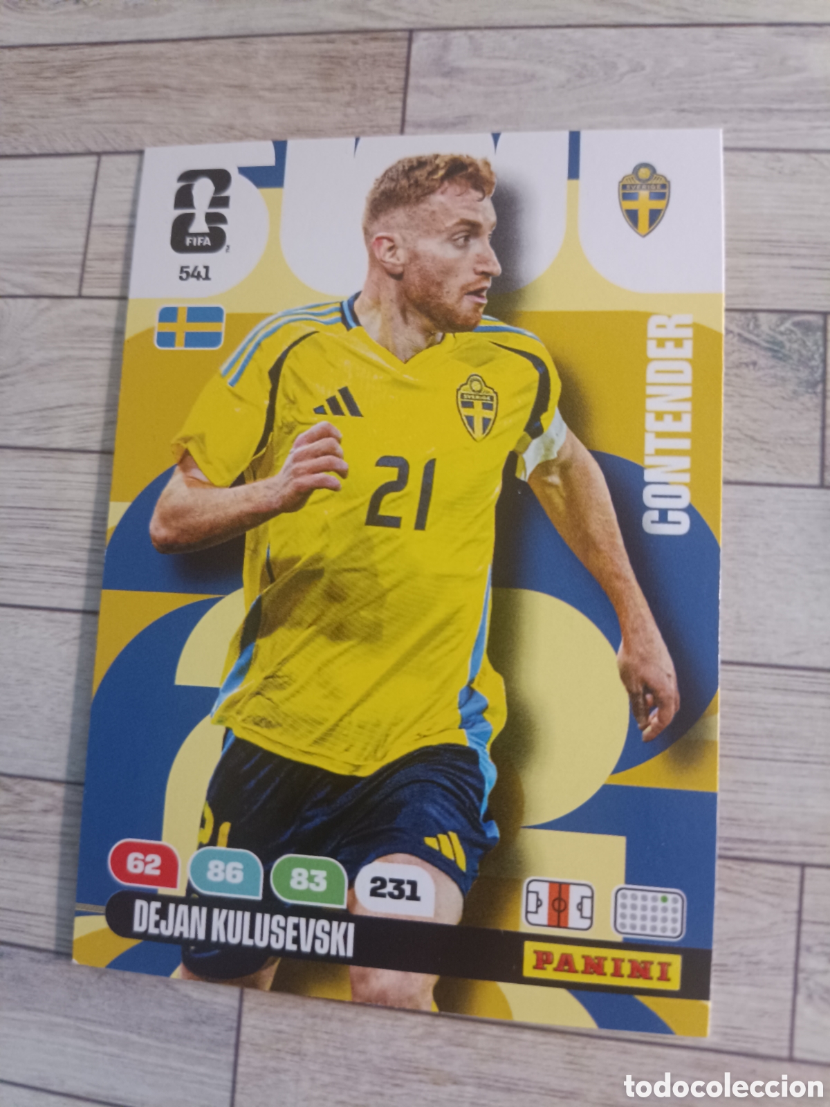 Cromos de f&uacute;tbol: 541 DEJAN KULUSEVSKI SUECIA CONTENDER ADRENALYN XL MUNDIAL FIFA WORLD CUP 2026 PANINI