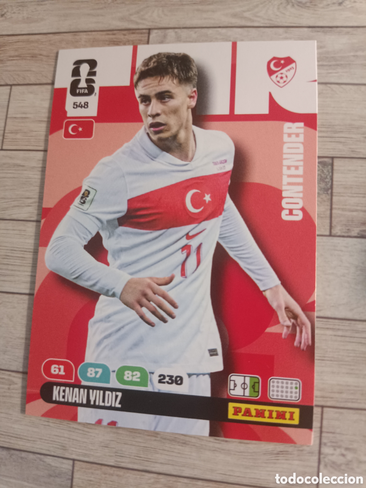 Cromos de f&uacute;tbol: 548 KENAN YILDIZ TURQUIA CONTENDER ADRENALYN XL MUNDIAL FIFA WORLD CUP 2026 PANINI