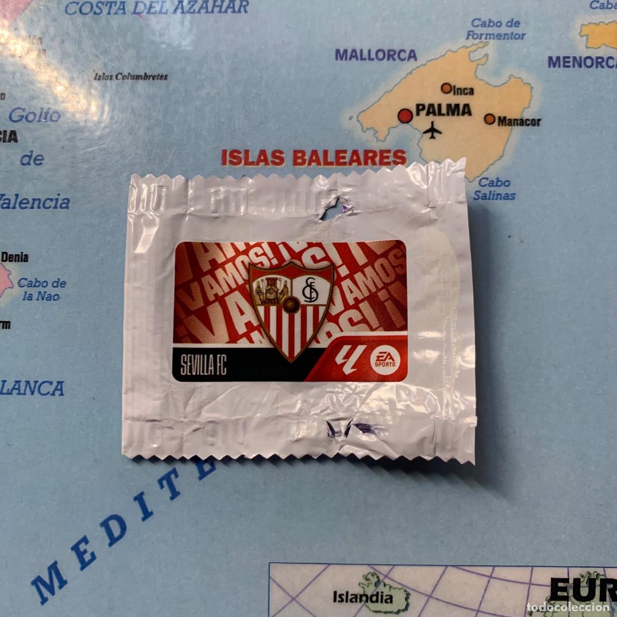 Cromos de f&uacute;tbol: Cromo chicle Escudo Del Sevilla liga este 26-27 2026-2027