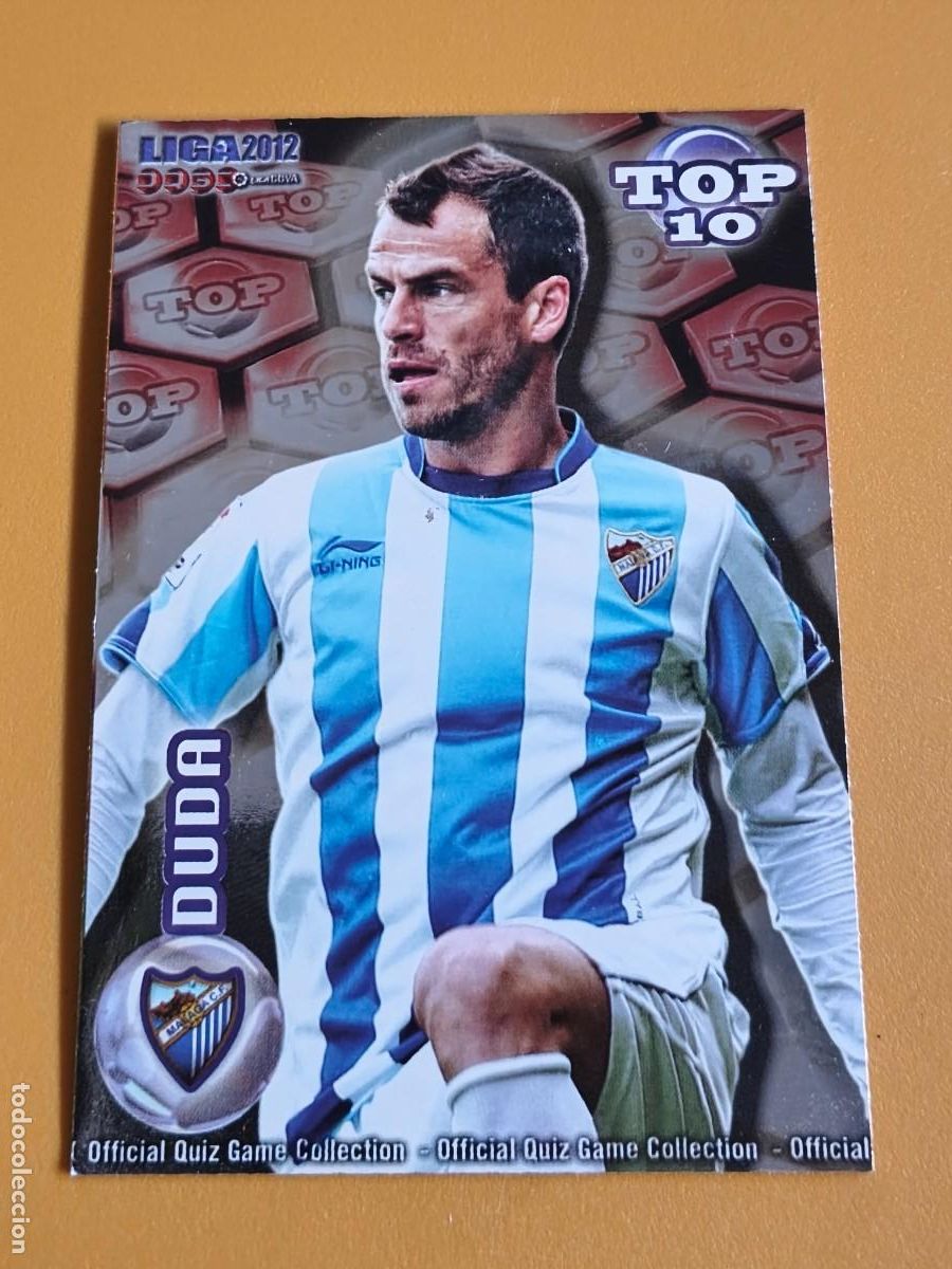 Cromos de f&uacute;tbol: duda, liga 2012 top mundicromo
