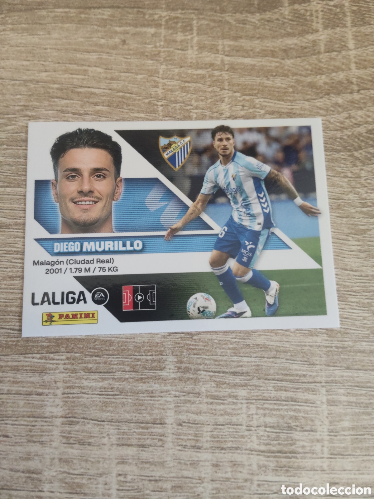 Cromos de f&uacute;tbol: Murillo M&aacute;laga liga 2026 2027 26 27 ediciones este