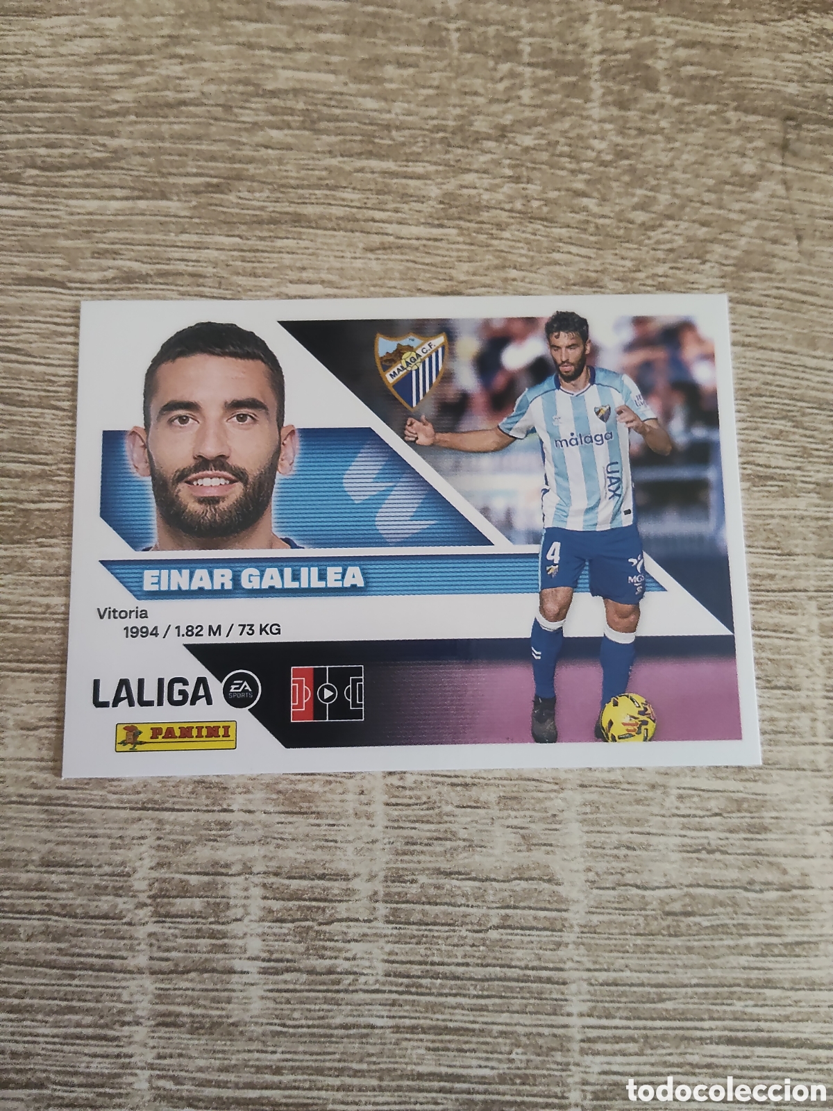 Cromos de f&uacute;tbol: Einar Galilea M&aacute;laga liga 2026 2027 26 27 ediciones este