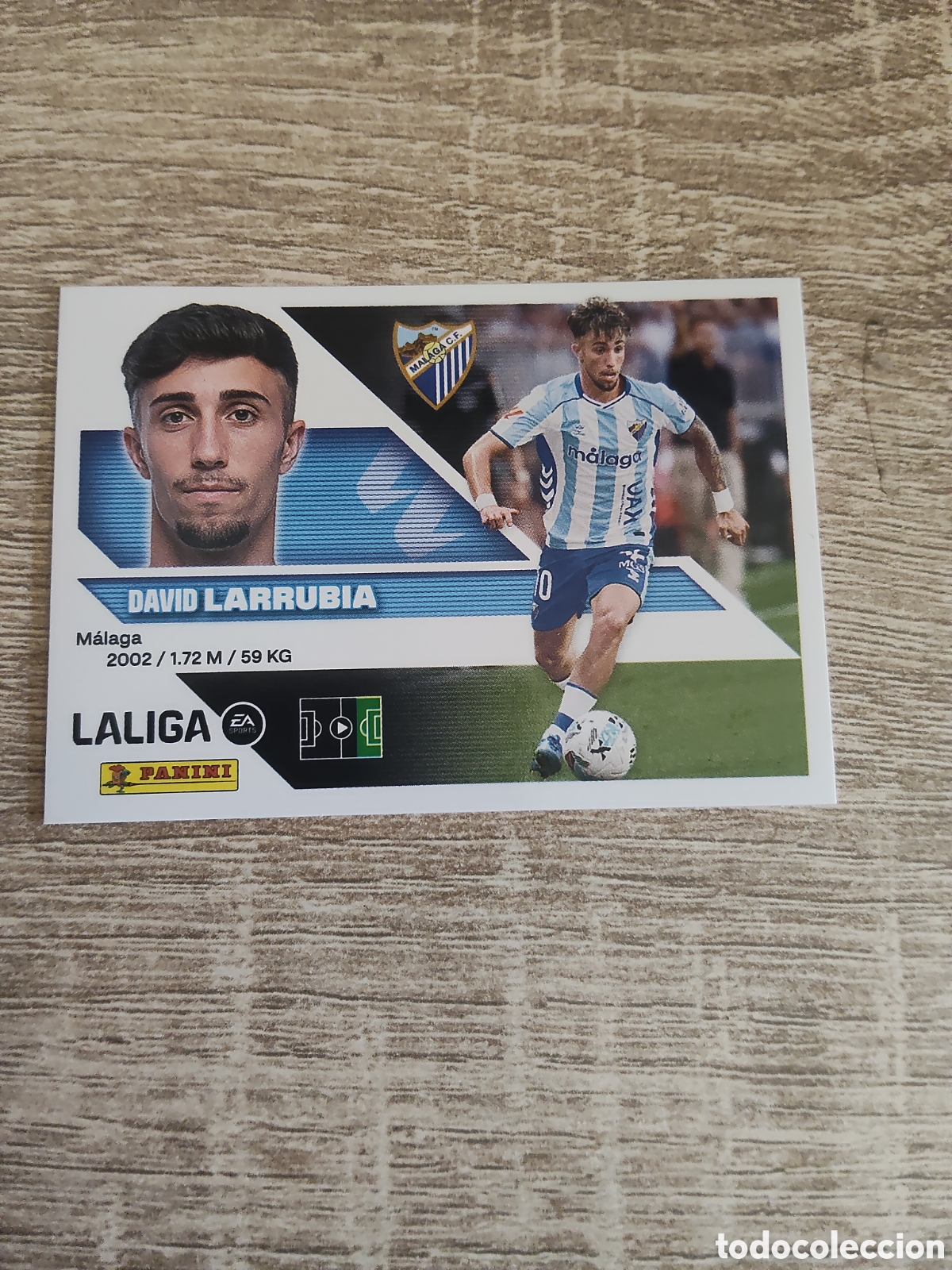 Cromos de f&uacute;tbol: Larrubia M&aacute;laga liga 2026 2027 26 27 ediciones este