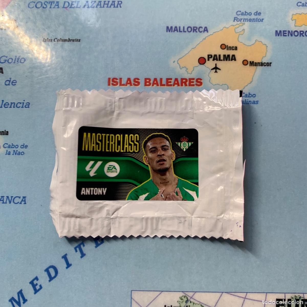 Cromos de f&uacute;tbol: Cromo chicle Masterclass Antony del Betis liga este 26-27 2026-2027