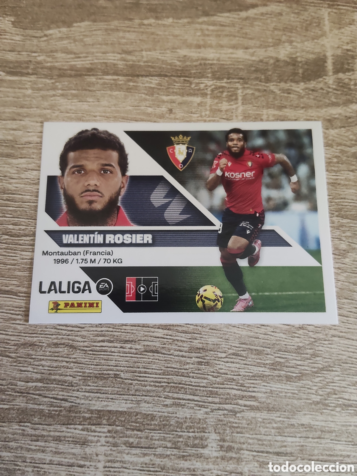 Cromos de f&uacute;tbol: Rosier Osasuna liga 2026 2027 26 27 ediciones este
