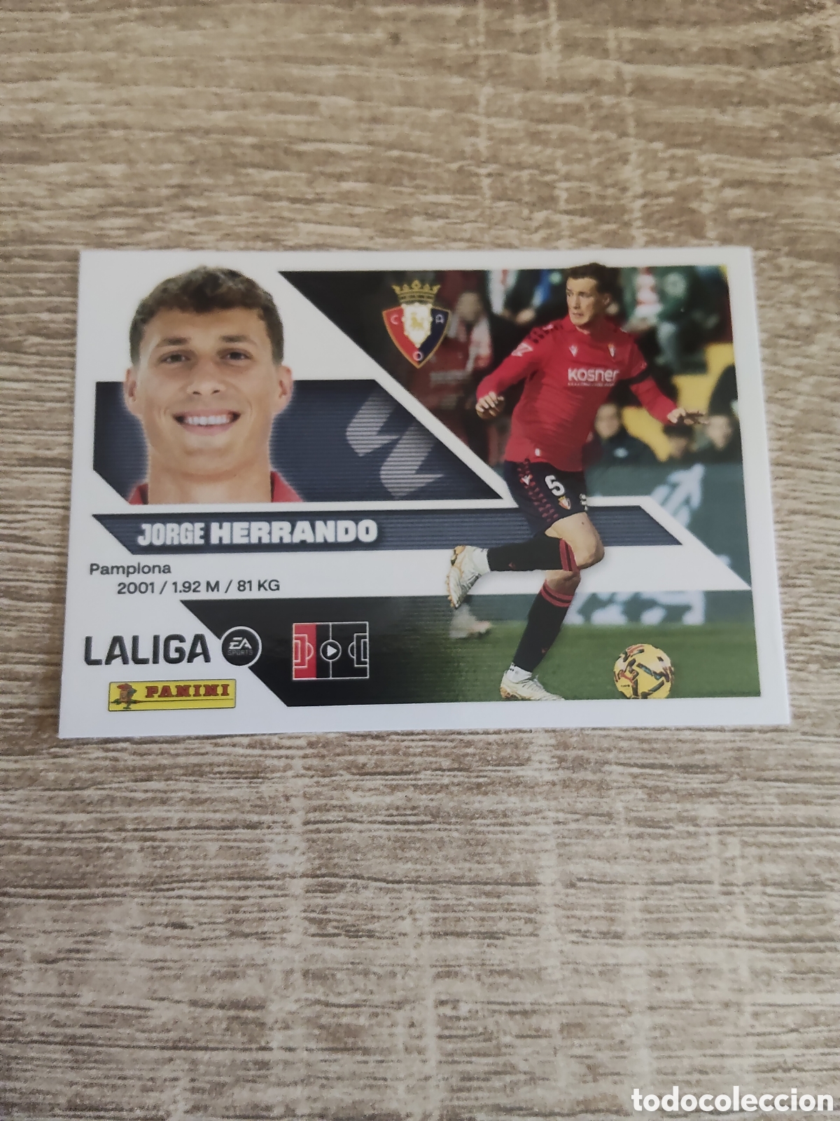 Cromos de f&uacute;tbol: Herrando Osasuna liga 2026 2027 26 27 ediciones este