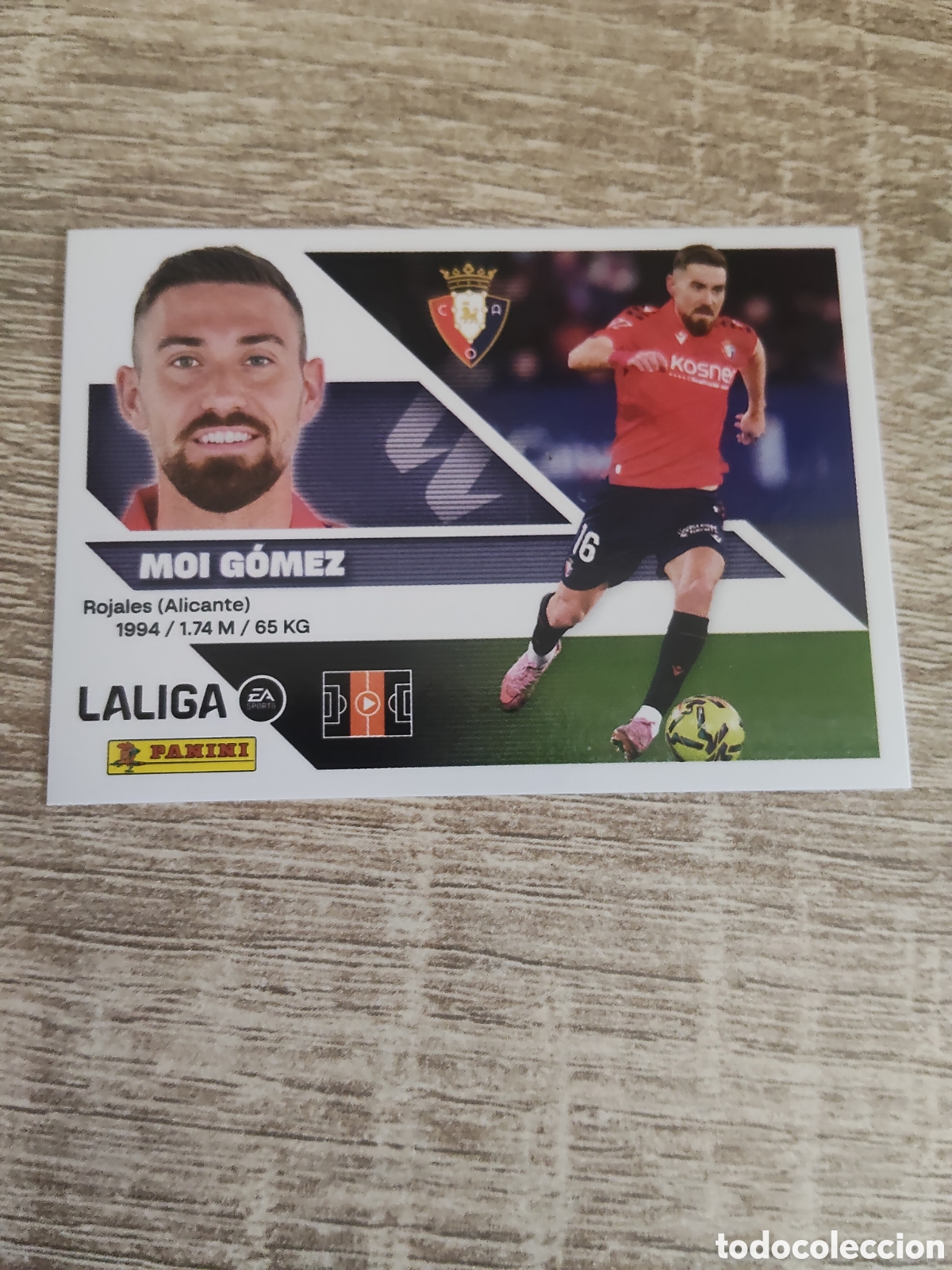 Cromos de f&uacute;tbol: Moi G&oacute;mez Osasuna liga 2026 2027 26 27 ediciones este