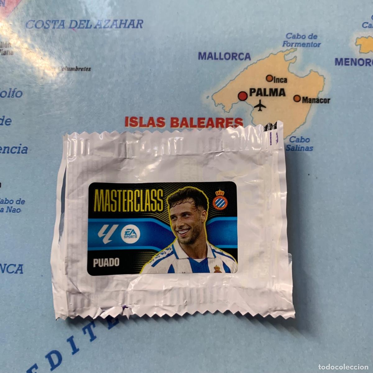 Cromos de f&uacute;tbol: Cromo chicle Masterclas Puado del Espa&ntilde;ol liga este 26-27 2026-2027