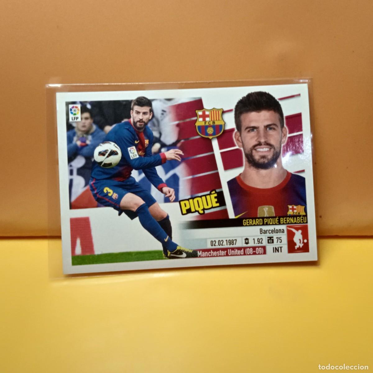 Cromos de f&uacute;tbol: EDICIONES ESTE: 2013 2014 13 14 F.C BARCELONA PIQU&Eacute; 6