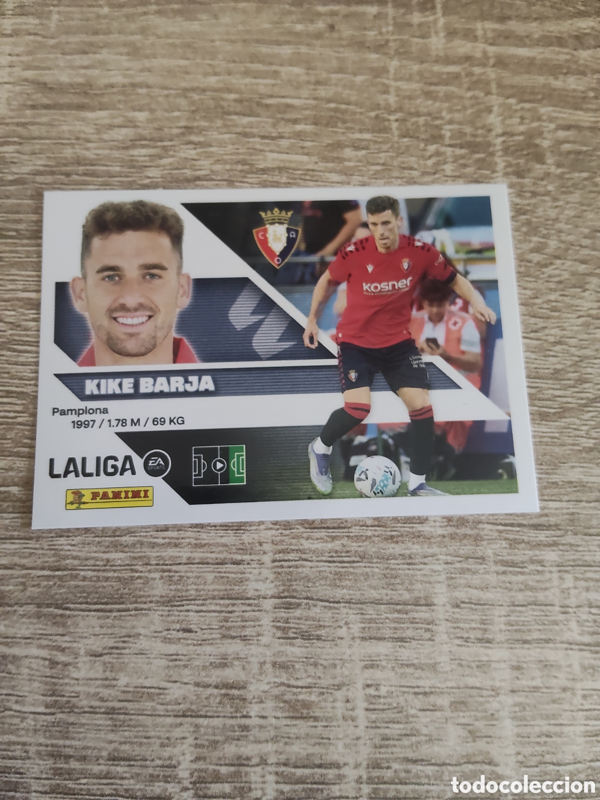 Cromos de f&uacute;tbol: Kike Barja Osasuna liga 2026 2027 26 27 ediciones este